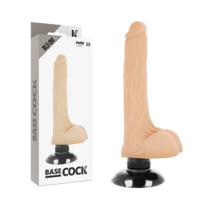 BASECOCK - REAALNE VIBRAATOR 2-1 18,5 CM